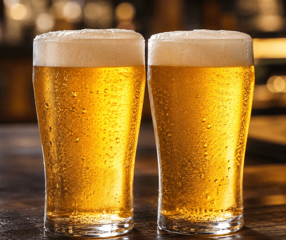 2 X 500ml Draught Beers