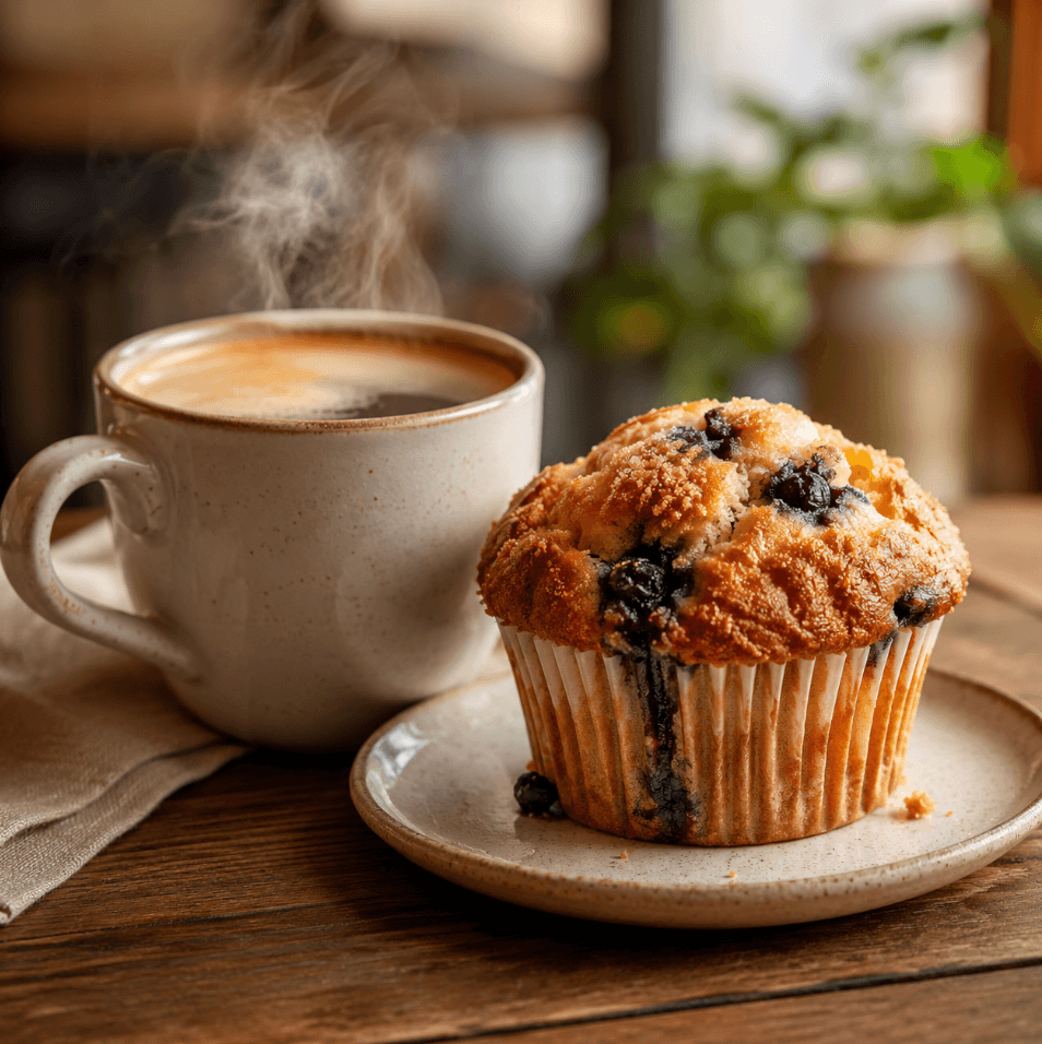 Coffee + Fresh Muffin